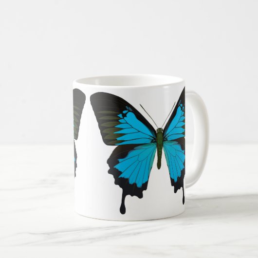 Papilio ulyssen koffiemok (Voorkant rechts)