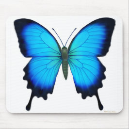 Papilio Ulysses Butterfly Mousepad Muismat