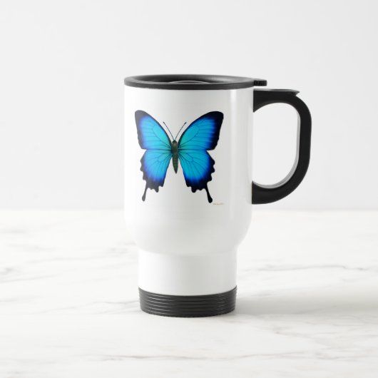 Papilio Ulysses Butterfly Travel Mug Reisbeker (Rechts)