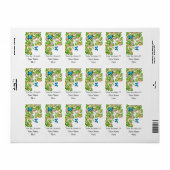 Papilio Ulysses Vlinder Boekplaat Etiket (Full Sheet)