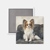 Papillion Acryl Foto Tegel Magneet (Voorkant / Achterkant)
