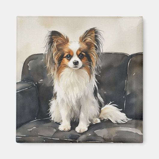 Papillion Acryl Foto Tegel Magneet (Voorkant)