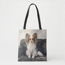 Papillion Acryl Foto Tegel Tote Bag