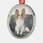 Papillion Acrylic Photo Tile Metalen Ornament (Links)