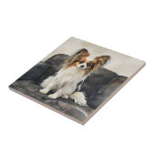 Papillion Acrylic Photo Tile Tegeltje (Zijkant)