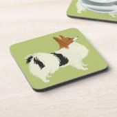 Papillion Bier Onderzetter (Linkerzijde)