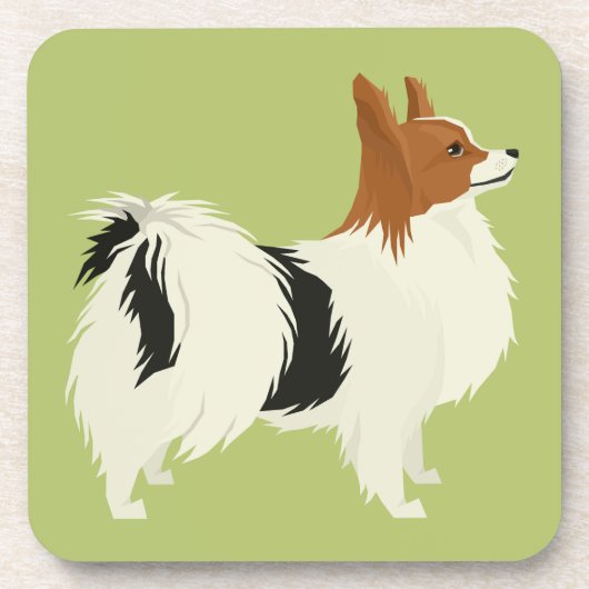 Papillion Bier Onderzetter (Voorkant)