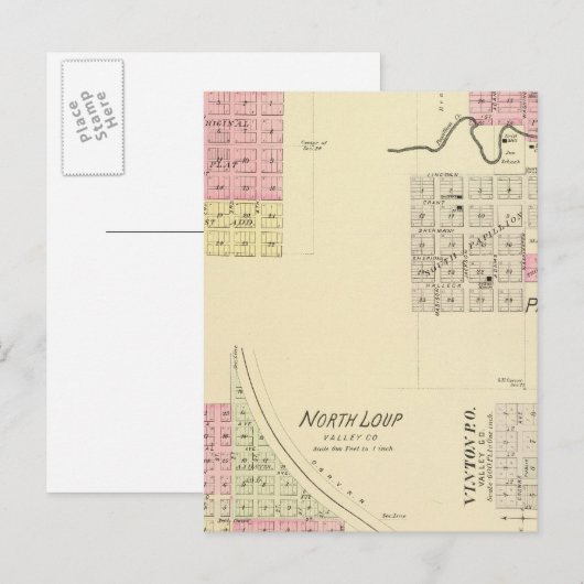 Papillion, Nebraska Briefkaart (Voorkant / Achterkant)