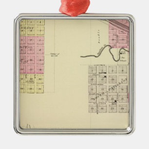 Papillion, Nebraska Metalen Ornament