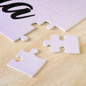 Papillion Pop Art Pastel, gepersonaliseerd Legpuzzel (Zijkant)