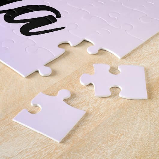 Papillion Pop Art Pastel, gepersonaliseerd Legpuzzel (Zijkant)