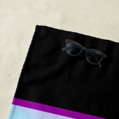 Papillion Pop Art Pastel Strandlaken (In situ)