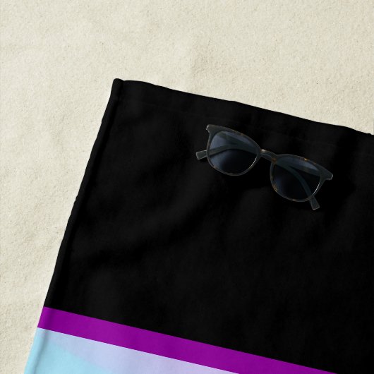 Papillion Pop Art Pastel Strandlaken (In situ)