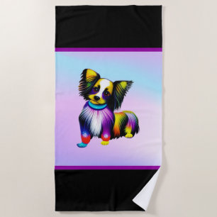 Papillion Pop Art Pastel Strandlaken
