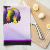 Papillion Pop Art Pastel Theedoek (Quarter Fold)