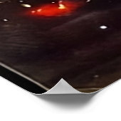 Papillion puppy grillig verticaal Poster (Hoek)