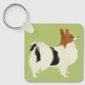 Papillion Sleutelhanger (Voorkant)