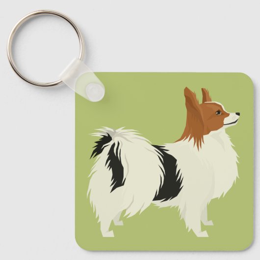 Papillion Sleutelhanger (Voorkant)