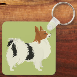 Papillion Sleutelhanger