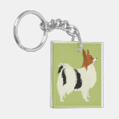 Papillion Sleutelhanger (Voorkant Links)