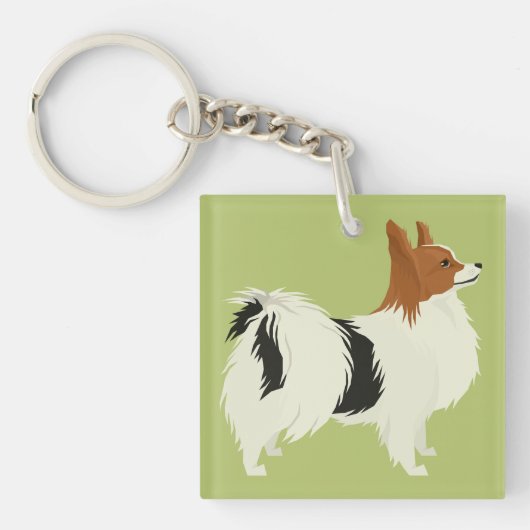 Papillion Sleutelhanger (Voorkant)