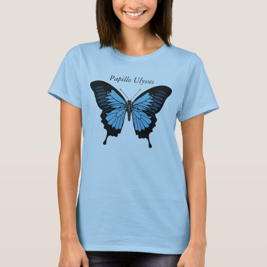 Papillo Ulysses Butterfly T-Shirt (Voorkant)