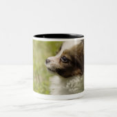Papillon 2 tweekleurige koffiemok (Center)