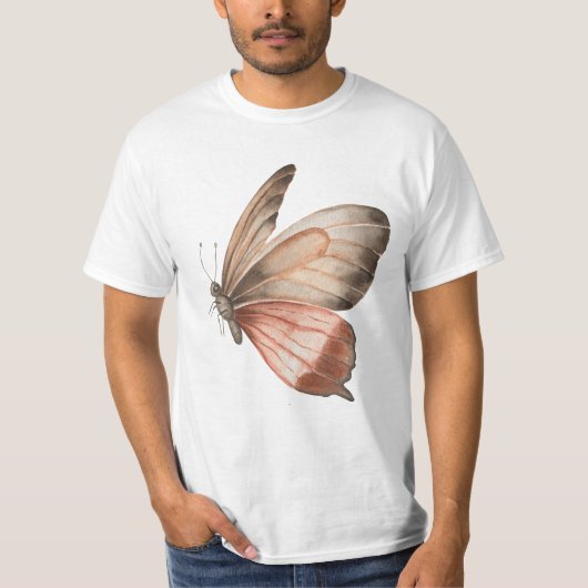 Papillon Aérien - Beauté Naturelle et Aquarelle  T-shirt (Voorkant)