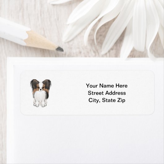 Papillon (afbeelding) etiket (Insitu)