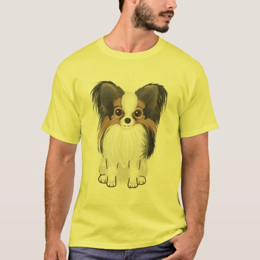 Papillon (afbeelding) t-shirt (Voorkant)