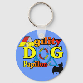 Papillon Agility Cadeaus Sleutelhanger