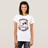 Papillon Agility Weekend Bar Hopper T-shirt (Voorkant volledig)