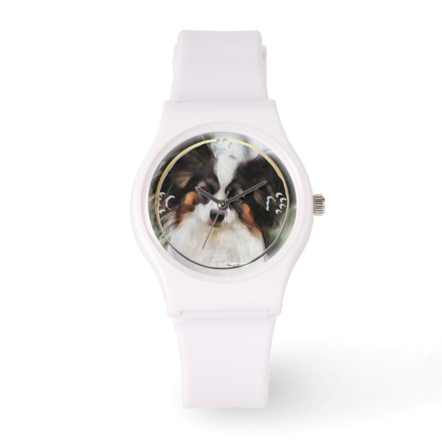 Papillon Art Gifts Horloge (Voorkant)