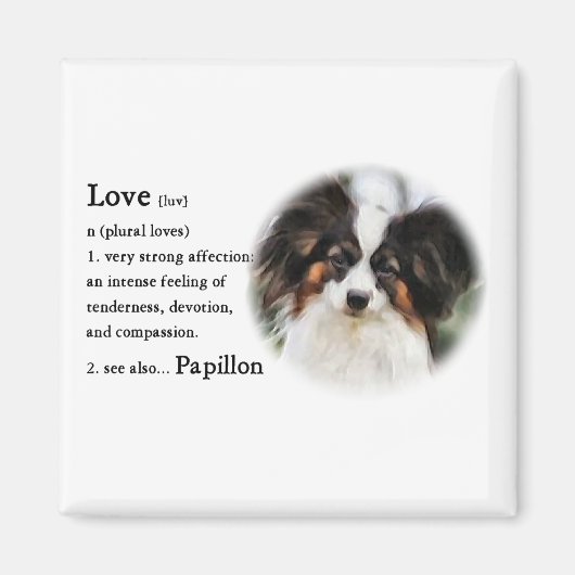 Papillon Art Gifts Magneet (Voorkant)