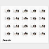 Papillon Art Gifts Ronde Sticker (Vel)