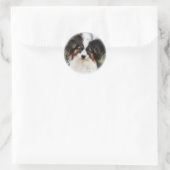 Papillon Art Gifts Ronde Sticker (Tas)