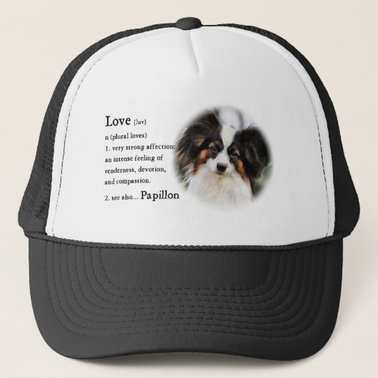 Papillon Art Gifts Trucker Pet (Voorkant)