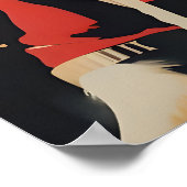 Papillon Astronaut Poster, Papillon Retro Print (Hoek)