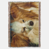 Papillon Beauty - Hondenras Deken (Voorkant Verticaal)