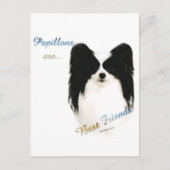 Papillon Beste Vriend 2 Briefkaart (Voorkant)