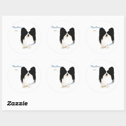 Papillon Beste Vriend 2 - Sticker (Vel)
