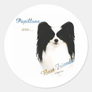 Papillon Beste Vriend 2 - Sticker