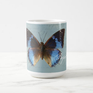 Papillon bleu koffiemok