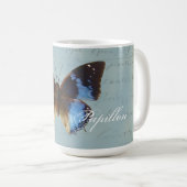 Papillon bleu koffiemok (Voorkant rechts)