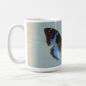 Papillon bleu koffiemok (Links)