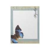 Papillon bleu notitieblok (Linkerzijde)