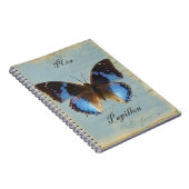 Papillon bleu notitieboek (Rechterzijde)