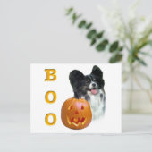 Papillon Boo Briefkaart (Staand voorkant)