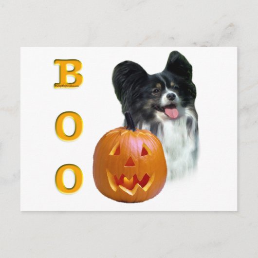 Papillon Boo Briefkaart (Voorkant)