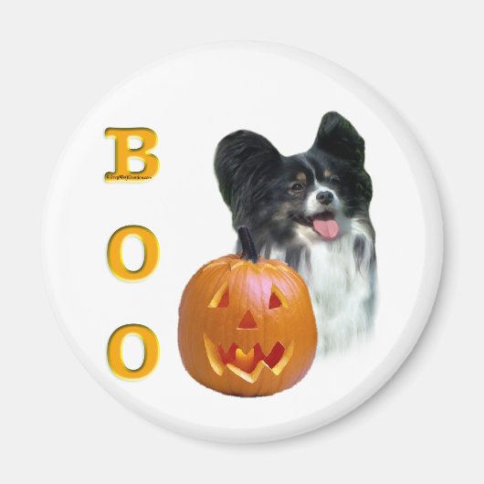 Papillon Boo Magneet (Voorkant)